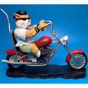 Very Rare USMC Devil Dogs Biker Collection Sculpture Limited Casting 95 Days